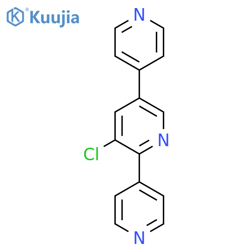 3-Chloro-2,5-di(pyridin-4-yl)pyridine structure