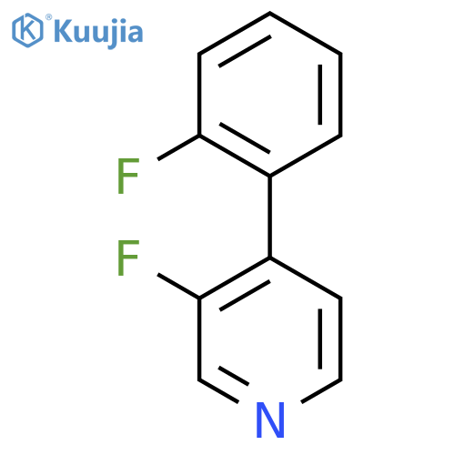 3-Fluoro-4-(2-fluorophenyl)pyridine structure