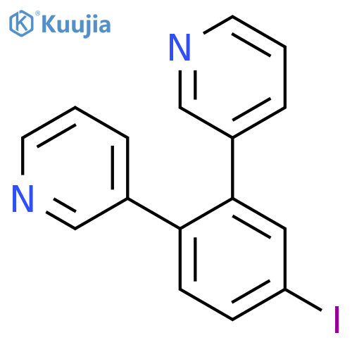 3-(5-Iodo-2-(pyridin-3-yl)phenyl)pyridine structure