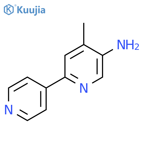 4-Methyl-6-(pyridin-4-yl)pyridin-3-amine structure