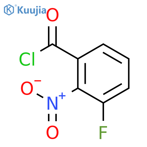 3-Fluoro-2-nitrobenzoyl chloride structure
