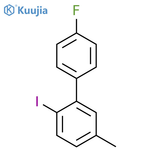 4'-Fluoro-2-iodo-5-methylbiphenyl structure