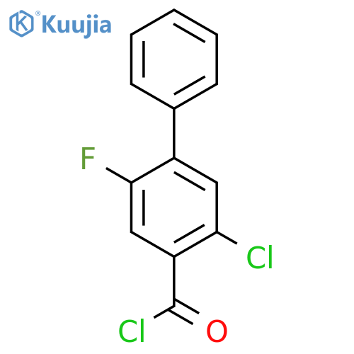 5-Chloro-2-fluorobiphenyl-4-carbonyl chloride structure