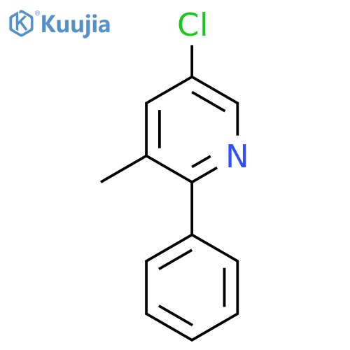 5-Chloro-3-methyl-2-phenylpyridine structure