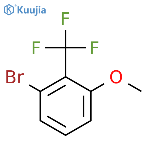 1-Bromo-3-methoxy-2-(trifluoromethyl)benzene structure