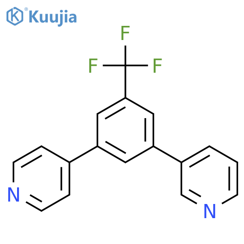 3-(3-(Pyridin-4-yl)-5-(trifluoromethyl)phenyl)pyridine structure
