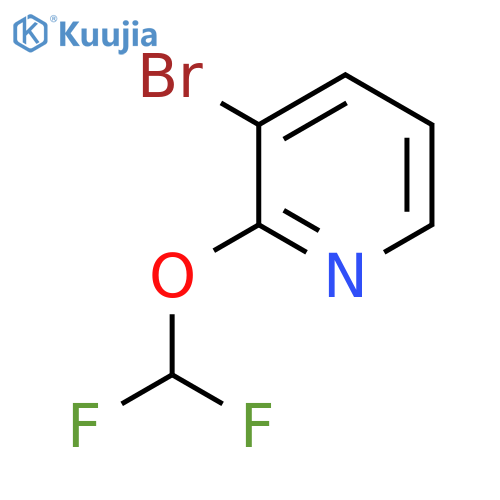 3-Bromo-2-(difluoromethoxy)pyridine structure