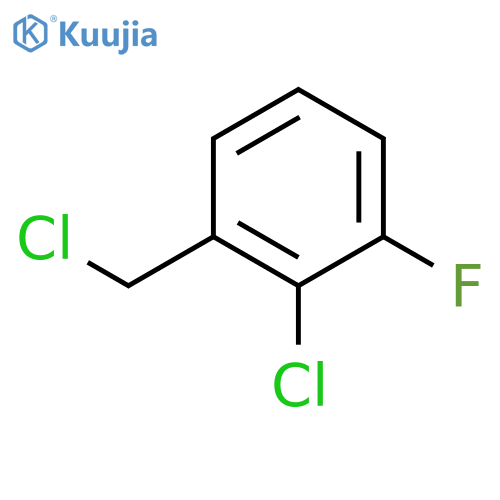 2-Chloro-1-(chloromethyl)-3-fluorobenzene structure