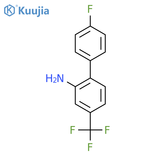 4'-Fluoro-4-(trifluoromethyl)biphenyl-2-amine structure