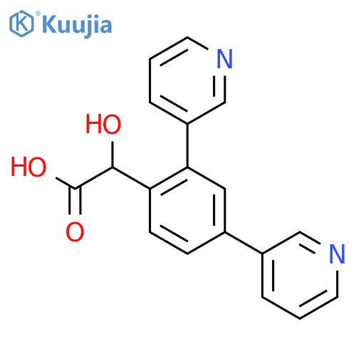 2-(2,4-Di(pyridin-3-yl)phenyl)-2-hydroxyacetic acid structure