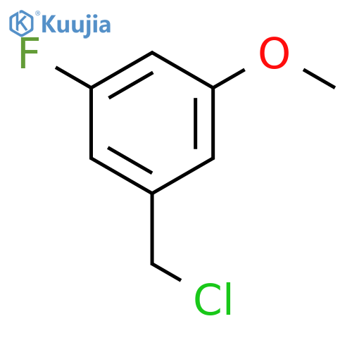 1-(chloromethyl)-3-fluoro-5-methoxybenzene structure