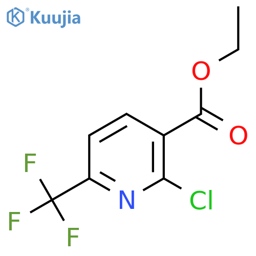 Ethyl 2-chloro-6-(trifluoromethyl)nicotinate structure