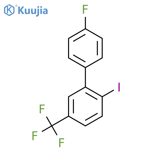 4'-Fluoro-2-iodo-5-(trifluoromethyl)biphenyl structure