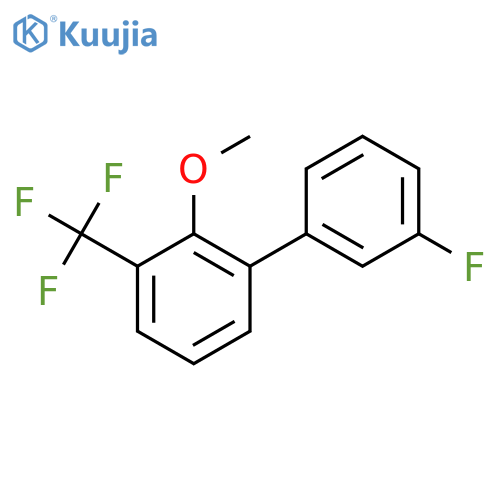 3'-Fluoro-2-methoxy-3-(trifluoromethyl)biphenyl structure
