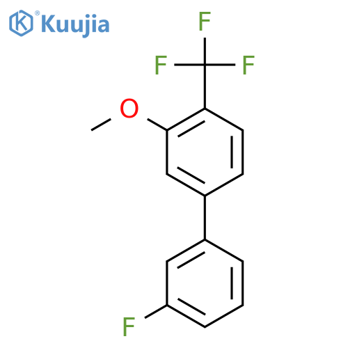 3'-Fluoro-3-methoxy-4-(trifluoromethyl)biphenyl structure