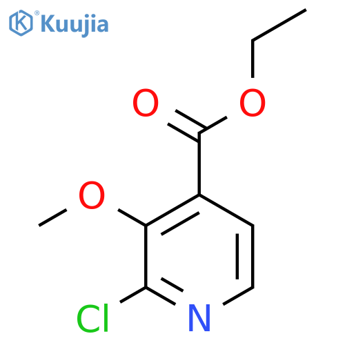 Ethyl 2-chloro-3-methoxyisonicotinate structure