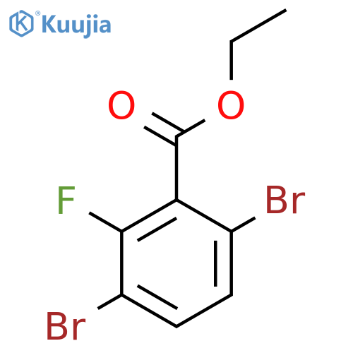 Ethyl 3,6-dibromo-2-fluorobenzoate structure