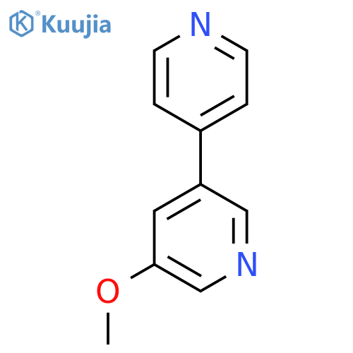 3-Methoxy-5-(pyridin-4-yl)pyridine structure