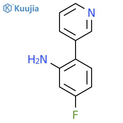 5-Fluoro-2-(pyridin-3-yl)benzenamine structure