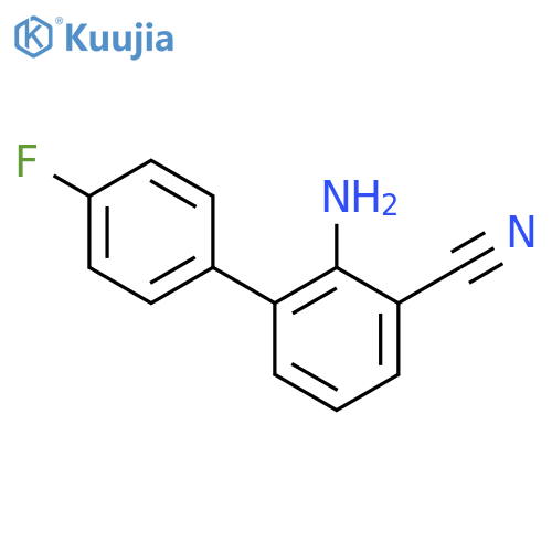 2-Amino-4'-fluorobiphenyl-3-carbonitrile structure