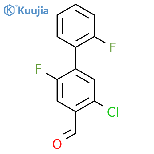 5-Chloro-2,2'-difluorobiphenyl-4-carboxaldehyde structure