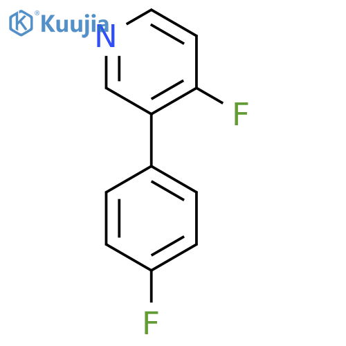 4-Fluoro-3-(4-fluorophenyl)pyridine structure