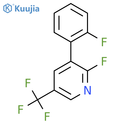 2-Fluoro-3-(2-fluorophenyl)-5-(trifluoromethyl)pyridine structure