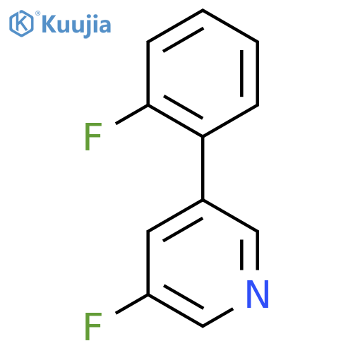 3-Fluoro-5-(2-fluorophenyl)pyridine structure