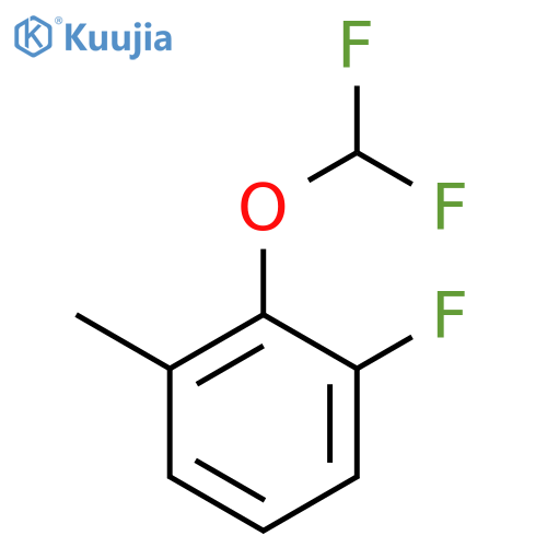 2-(Difluoromethoxy)-1-fluoro-3-methylbenzene structure