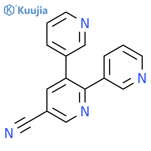 5,6-Di(pyridin-3-yl)nicotinonitrile structure