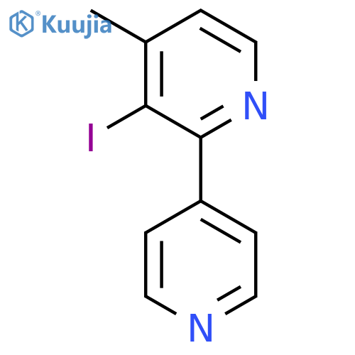 3-Iodo-4-methyl-2-(pyridin-4-yl)pyridine structure