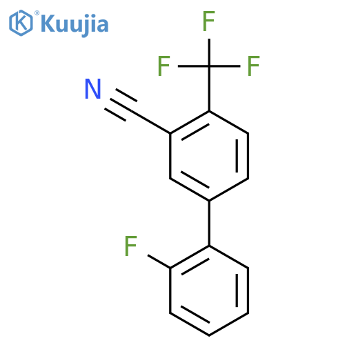2'-Fluoro-4-(trifluoromethyl)biphenyl-3-carbonitrile structure