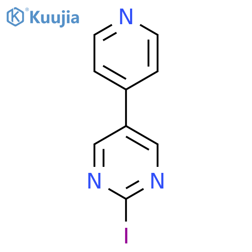 2-Iodo-5-(pyridin-4-yl)pyrimidine structure