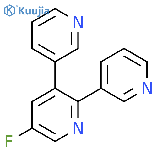 5-Fluoro-2,3-di(pyridin-3-yl)pyridine structure
