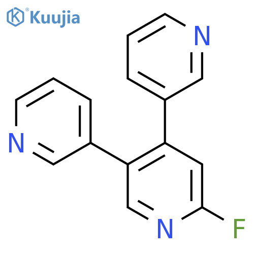 2-Fluoro-4,5-di(pyridin-3-yl)pyridine structure