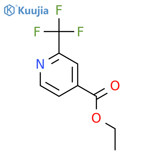 Ethyl 2-(trifluoromethyl)isonicotinate structure