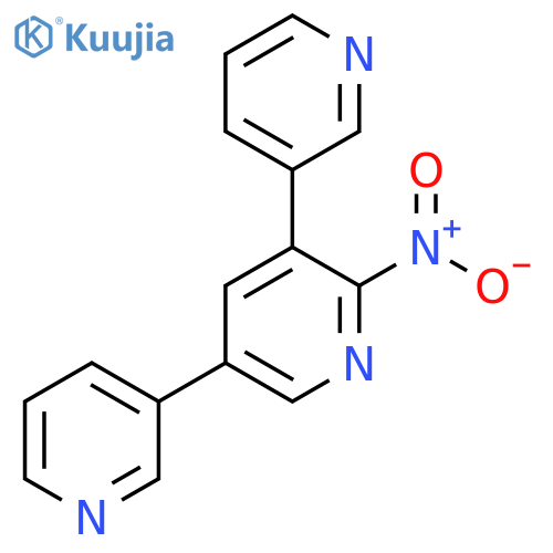 2-Nitro-3,5-di(pyridin-3-yl)pyridine structure