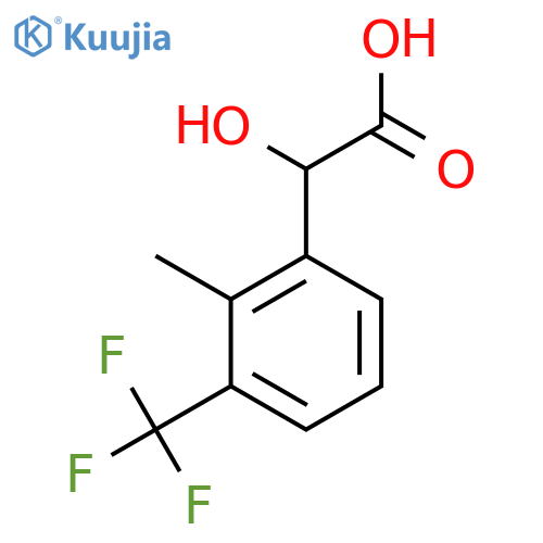 2-Methyl-3-(trifluoromethyl)mandelic acid structure