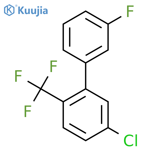 5-Chloro-3'-fluoro-2-(trifluoromethyl)biphenyl structure