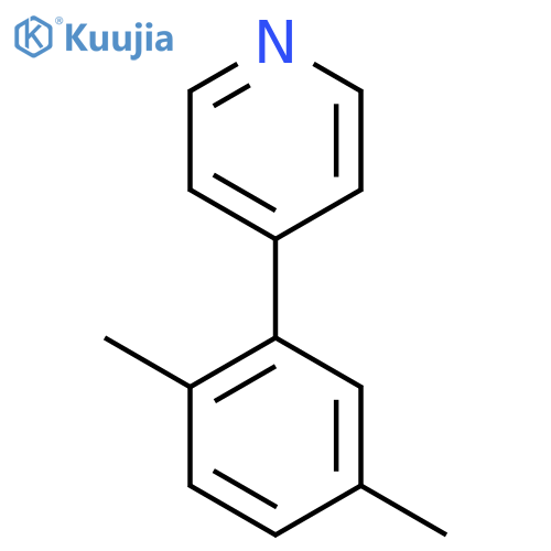 4-(2,5-Dimethylphenyl)pyridine structure