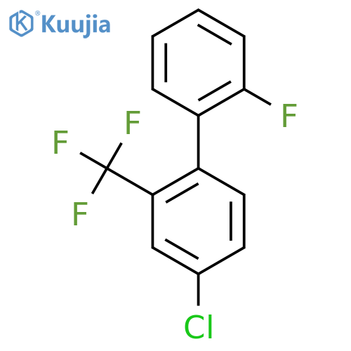 4-Chloro-2'-fluoro-2-(trifluoromethyl)biphenyl structure
