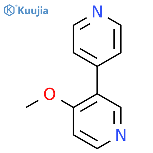 4-Methoxy-3-(pyridin-4-yl)pyridine structure