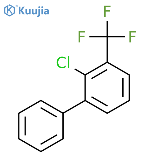 2-Chloro-3-(trifluoromethyl)biphenyl structure