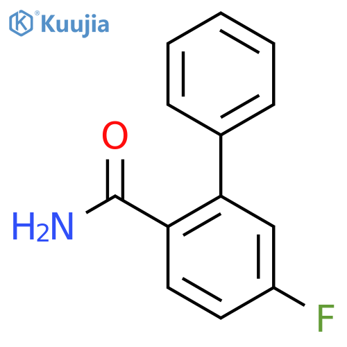 5-Fluorobiphenyl-2-carboxamide structure