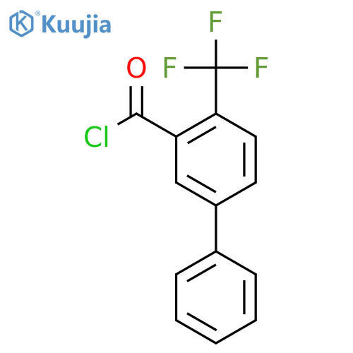 4-(Trifluoromethyl)biphenyl-3-carbonyl chloride structure