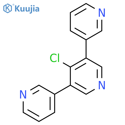 4-Chloro-3,5-di(pyridin-3-yl)pyridine structure