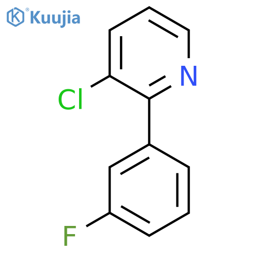 3-Chloro-2-(3-fluorophenyl)pyridine structure