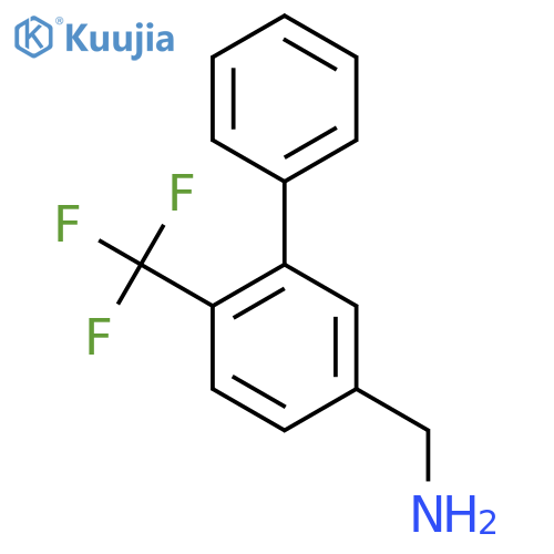 (6-(Trifluoromethyl)biphenyl-3-yl)methanamine structure