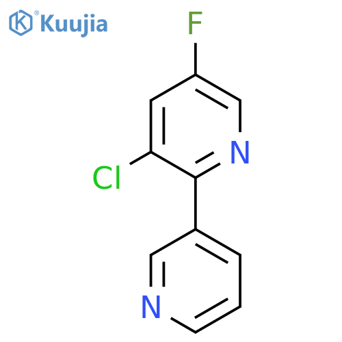 3-Chloro-5-fluoro-2-(pyridin-3-yl)pyridine structure
