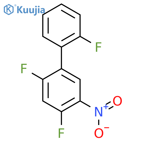 2,2',4-Trifluoro-5-nitrobiphenyl structure